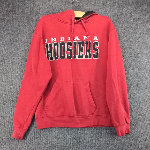 Stadium Athletics Indiana Hoosiers Drawstring Hoodie Sweatshirt Mens Medium Red - Picture 2 of 15